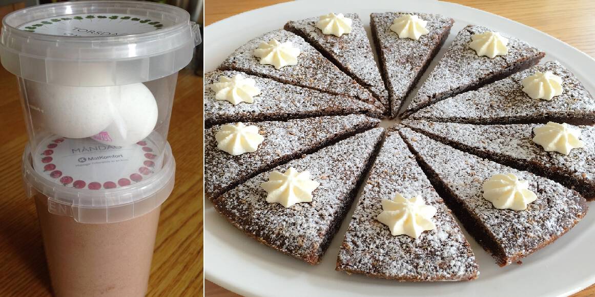 Packa kladdkaka i Matkomfortburkar